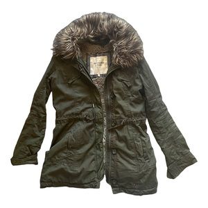 Green Abercrombie & Fitch Coat